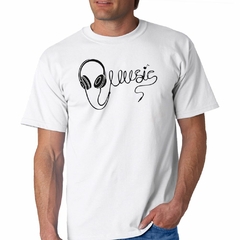 Remera Musica Auriculares Frase Amor