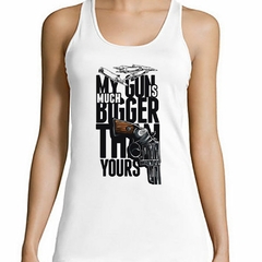 Musculosa Deportiva My Gun Is Much Better