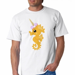 Remera Caballito De Mar Unicornio