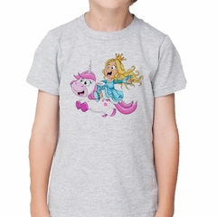 Remera Princesa Montando Un Unicornio - tienda online