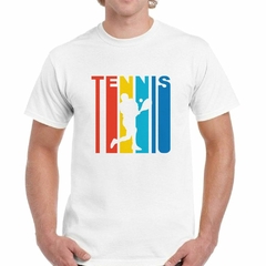 Remera Tennis Raqueta Pelota Colores Deporte - comprar online