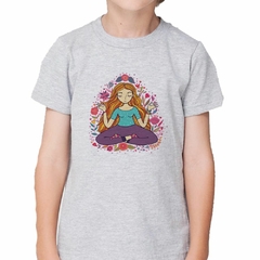 Remera Meditacion Color Sentada Cruzada Yoga - TiendaCubik