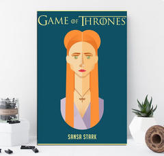 Cuadro Game Of Thrones Sansa Stark Minimalista