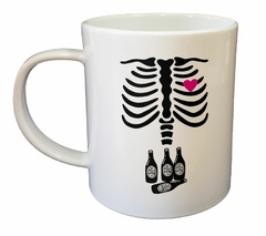 Taza Esqueletos Panza De Bebidas - comprar online