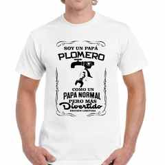 Imagen de Remera Papá Plomero Mas Divertido Ed Limitada