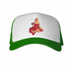 Gorra Pin Up Girl Mujer Woman Rosa Rojo - TiendaCubik