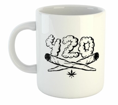 Taza Cannabis Chala Humo Cigarrillos 420 M2