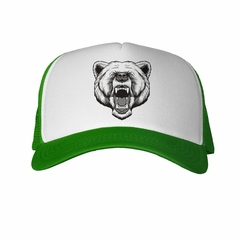 Gorra Oso Enojado Dibujo Vector - TiendaCubik