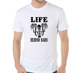 Remera Life Behind Bars Skull Moto Motoquero Ruta Calavera #2 - comprar online