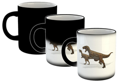 Taza Dinosaurios Trex Velociraptor #17