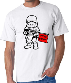 Remera Pew Pew Stormtrooper Laser Disparo Cine Star Wars