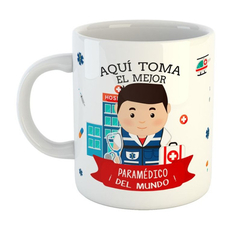 Taza El Mejor Paramedico Del Mundo Guardia