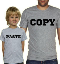 Remera Dia Del Padre Copy Paste Copiar Pegar Hijo Papa