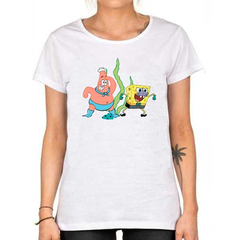 Remera Dia Del Amigo Bob Esponja Patricio Y Estrella