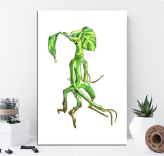 Cuadro Bowtruckle Pickett Fantastic Beast Watercolor #1