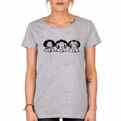 Remera Mafalda Sorda Ciega Muda Monos Historieta Comic - comprar online