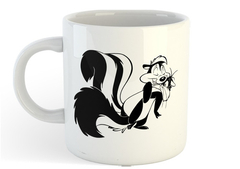 Taza Pepe Le Pew And Penelope In Love Amor