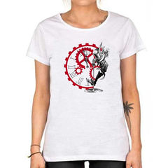 Remera Trash Polka Estilo Tatuaje Tiempo Reloj Alicia