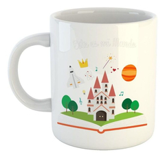 Taza Este Es Mi Mundo Fantasia Literatura Libro