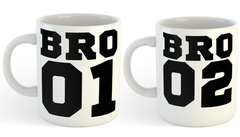 Taza Dia Del Amigo Bro 1 Bro 2 Friend