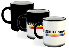 Taza Logo Marca Auto Renault Sport (Taza Magica)