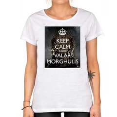 Remera Game Of Thrones Keep Calm Cause Valar Morghuli