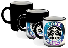 Taza Logo Starbucks Love Dance Baile (Taza Magica)