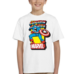 Remera Capitan America Superheroes Marvel