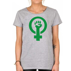 Remera Simbolo Lucha Feminista Verde Pañuelo - comprar online