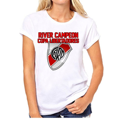 Remera River Campeon Libertadores Armani Scocco Gallardo #8 en internet