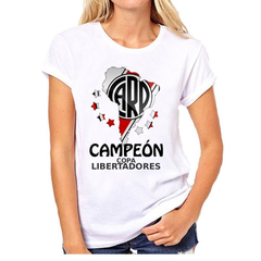 Remera River Campeon Libertadores Armani Scocco Gallardo #7 - TiendaCubik