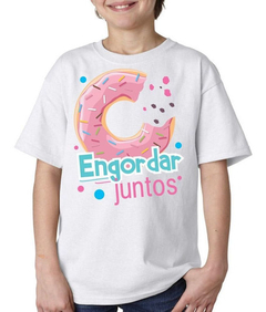 Remera Amar Es Engordar Juntos Rosquilla Love en internet