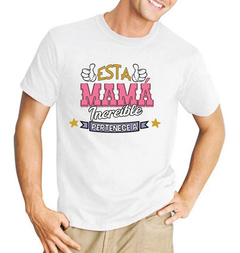 Remera Esta Mama Increible Pone El Nombre De La - comprar online