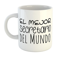 Taza El Mejor Secretario Del Mundo Asistente