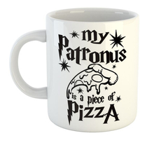 Taza Harry Potter My Patronus Is A Pizza