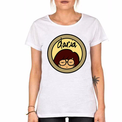 Remera Daria Asomandose Logo Retro Skate