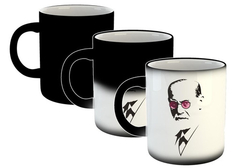 Taza Psicologia Freud Con Gafas Rosas Pop Art (Taza Magica)