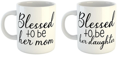 Taza Dia De La Madre Blessed Mom Daughter Hija