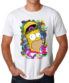 Remera Homero Psicodelia Colores