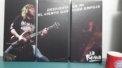 Cuadro Triptico La Renga Frase Rock