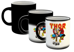 Taza Thor Martillo Superheroe Dios Vikingo #3 (Taza Magica)