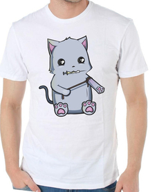 Remera Junkie Cat Gato Michi Adicto Kawaii