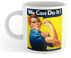 Taza We Can Do It Pin Up Fight Like A Girl