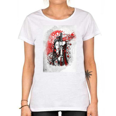 Remera Trash Polka Geisha Samurai Tattoo Style