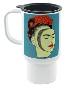 Jarro Termico Frida Kahlo Cara Mascara Pop Art