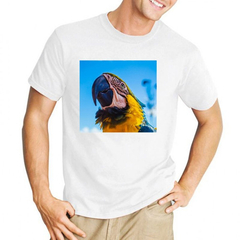 Remera Loro Guacamayo Aves Colores Selva Naturaleza #5