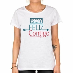 Remera Soy Feliz Contigo Happy Love Amor en internet