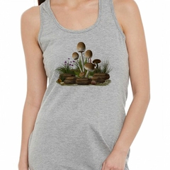 Musculosa Deportiva Worderlan Grass Mushrooms Hongo