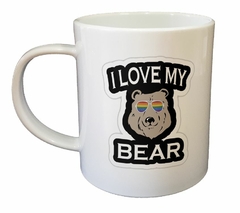 Taza I Love My Bear Oso Gay Lentes - comprar online