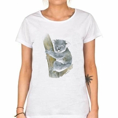 Remera Koala Trepando Tronco Arbol M2 - tienda online